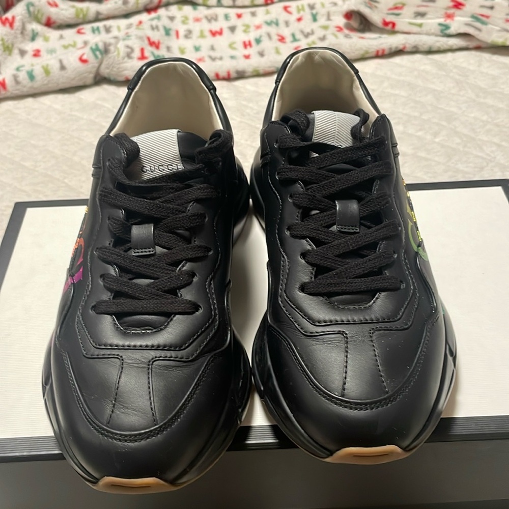 Womans Gucci rainbow sneakers